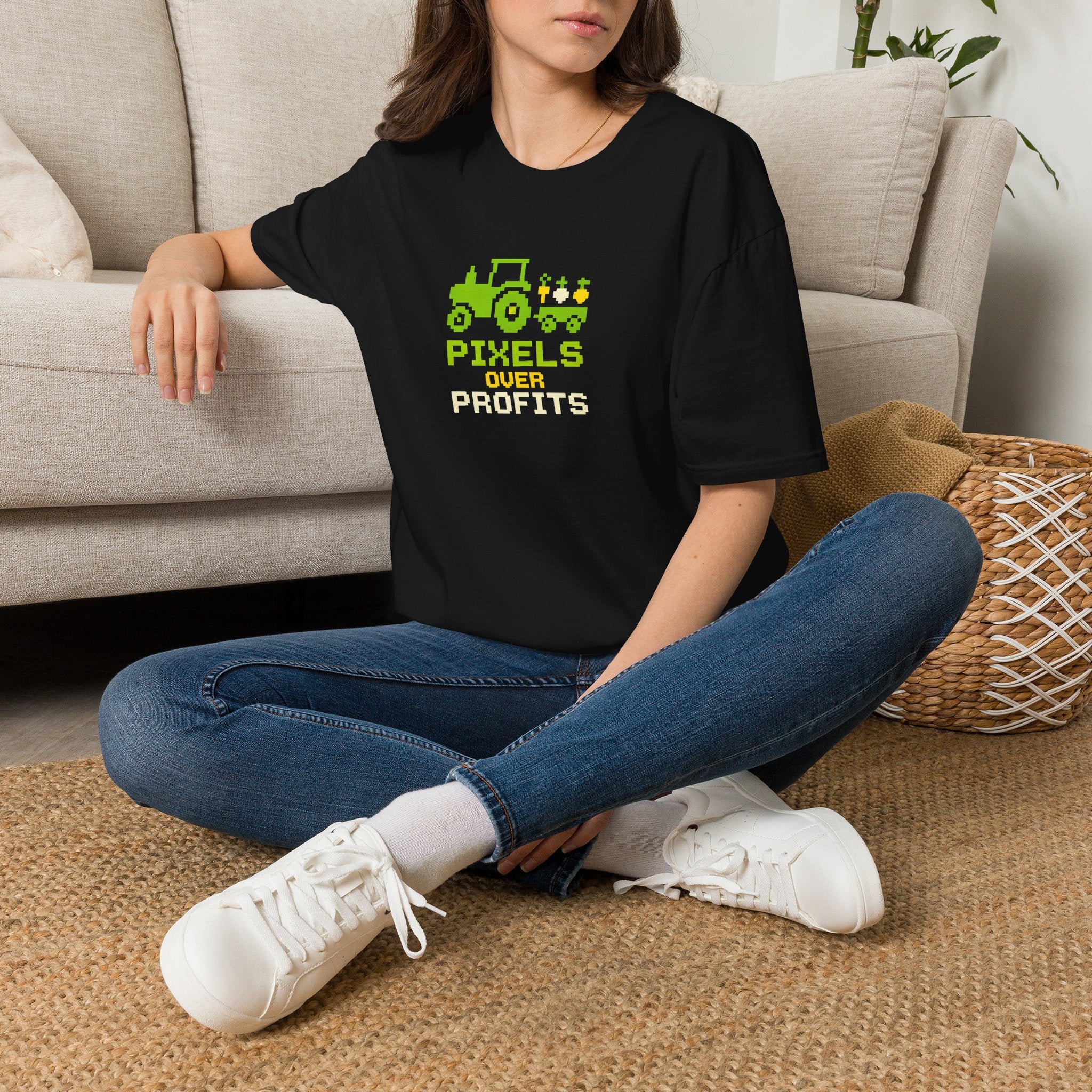 Pixels Over Profits T-Shirt