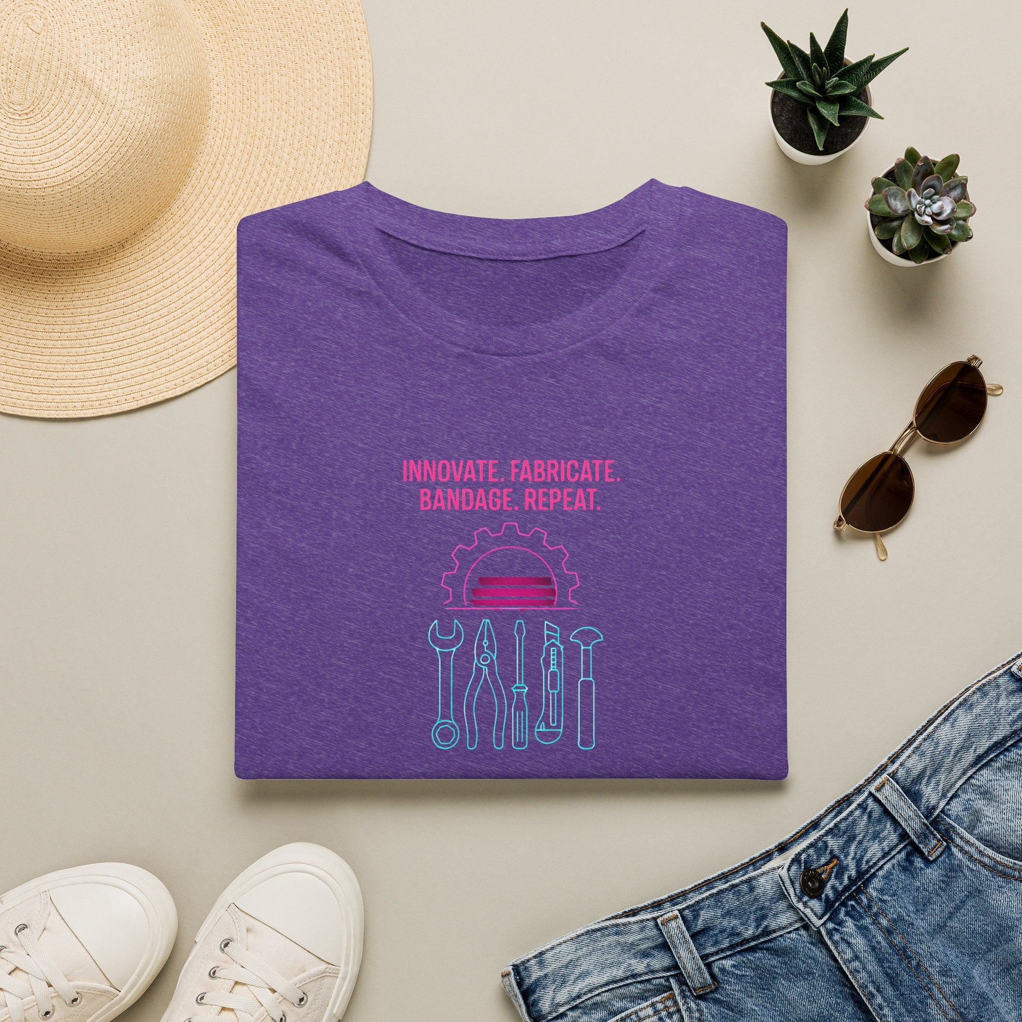 Innovate Fabricate Bandage Repeat T-Shirt