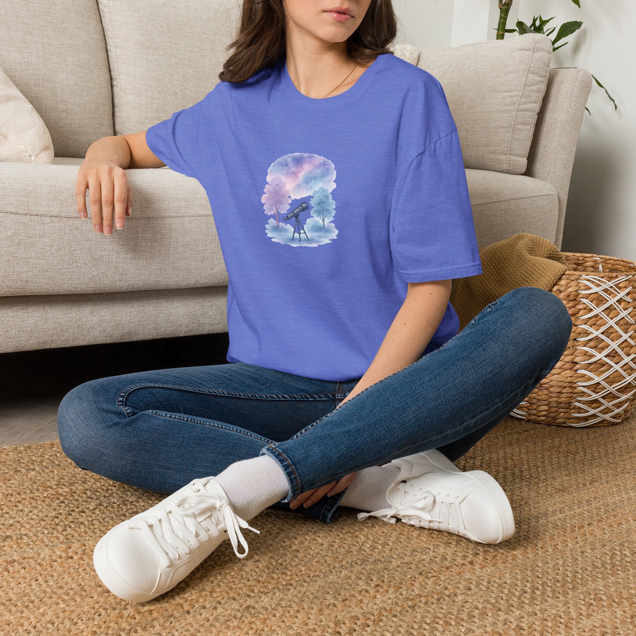 Starry Night Telescope T-Shirt
