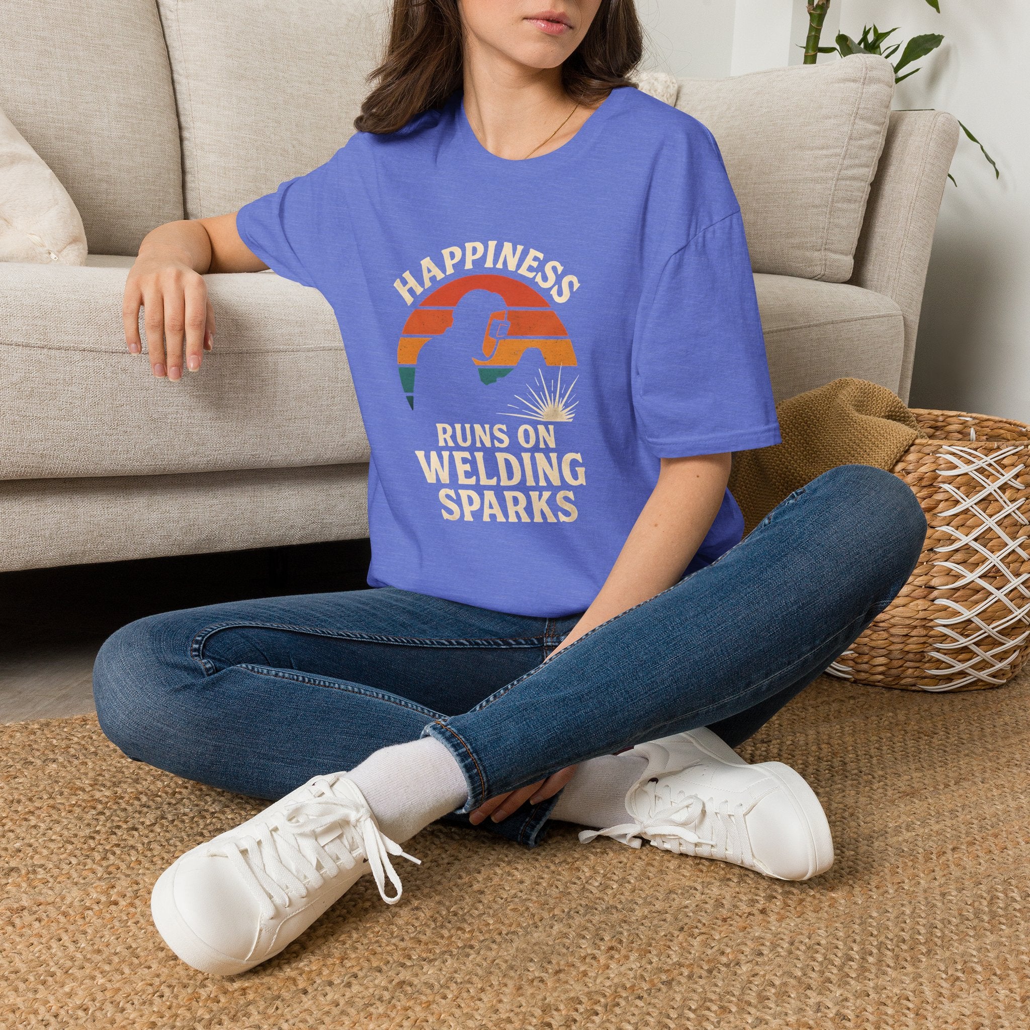 Happiness Runs on Welding T-Shirt