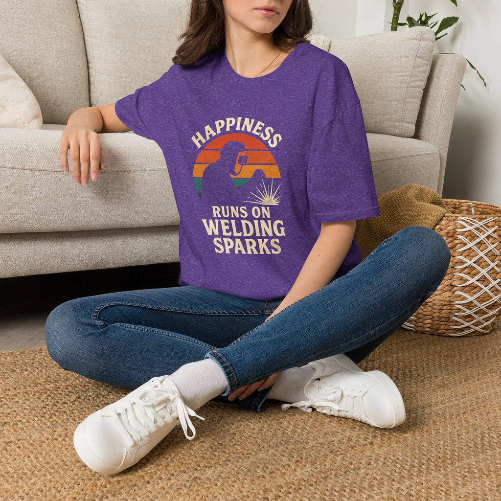 Happiness Runs on Welding T-Shirt