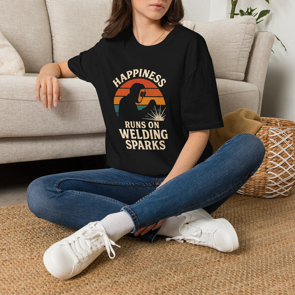 Happiness Runs on Welding T-Shirt