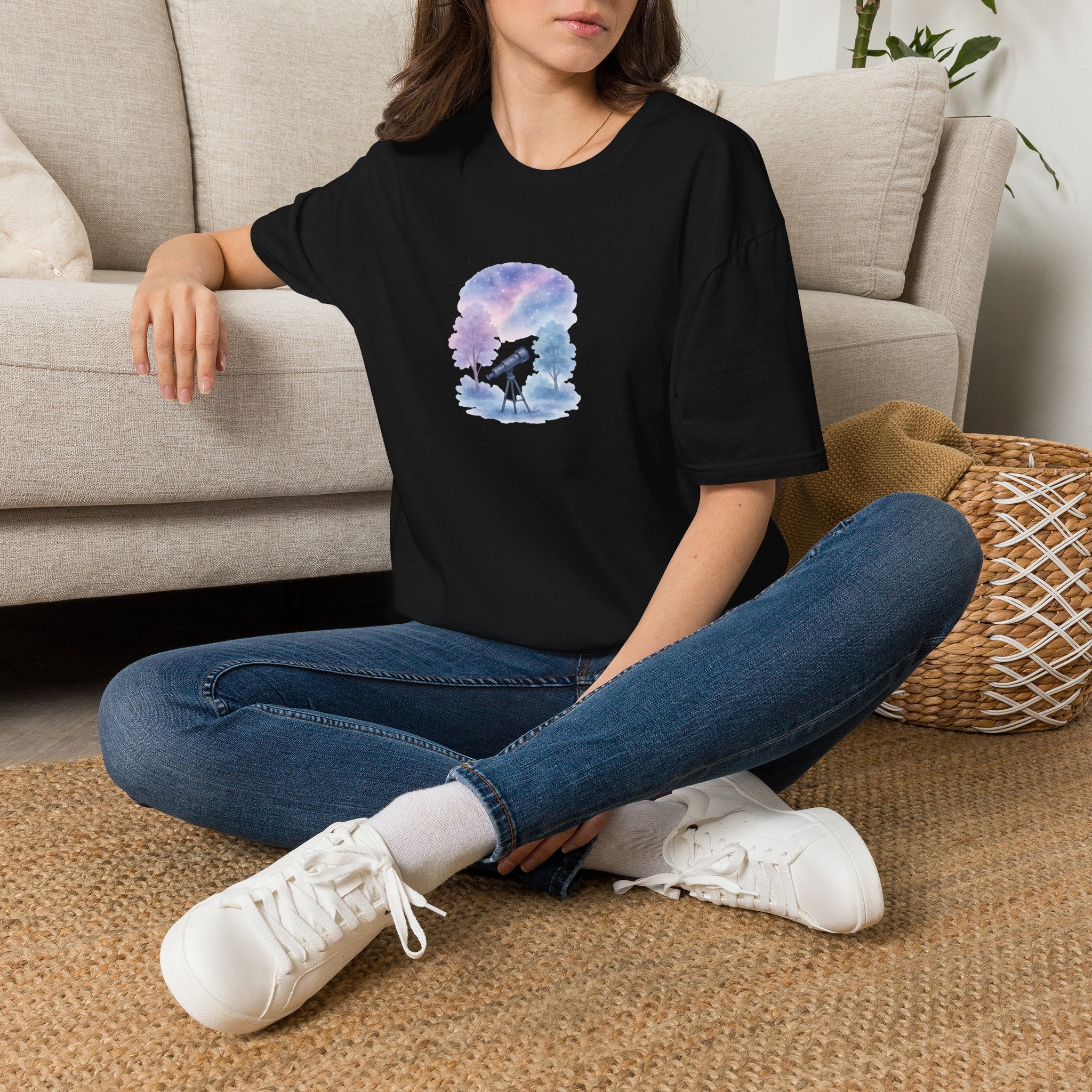 Starry Night Telescope T-Shirt