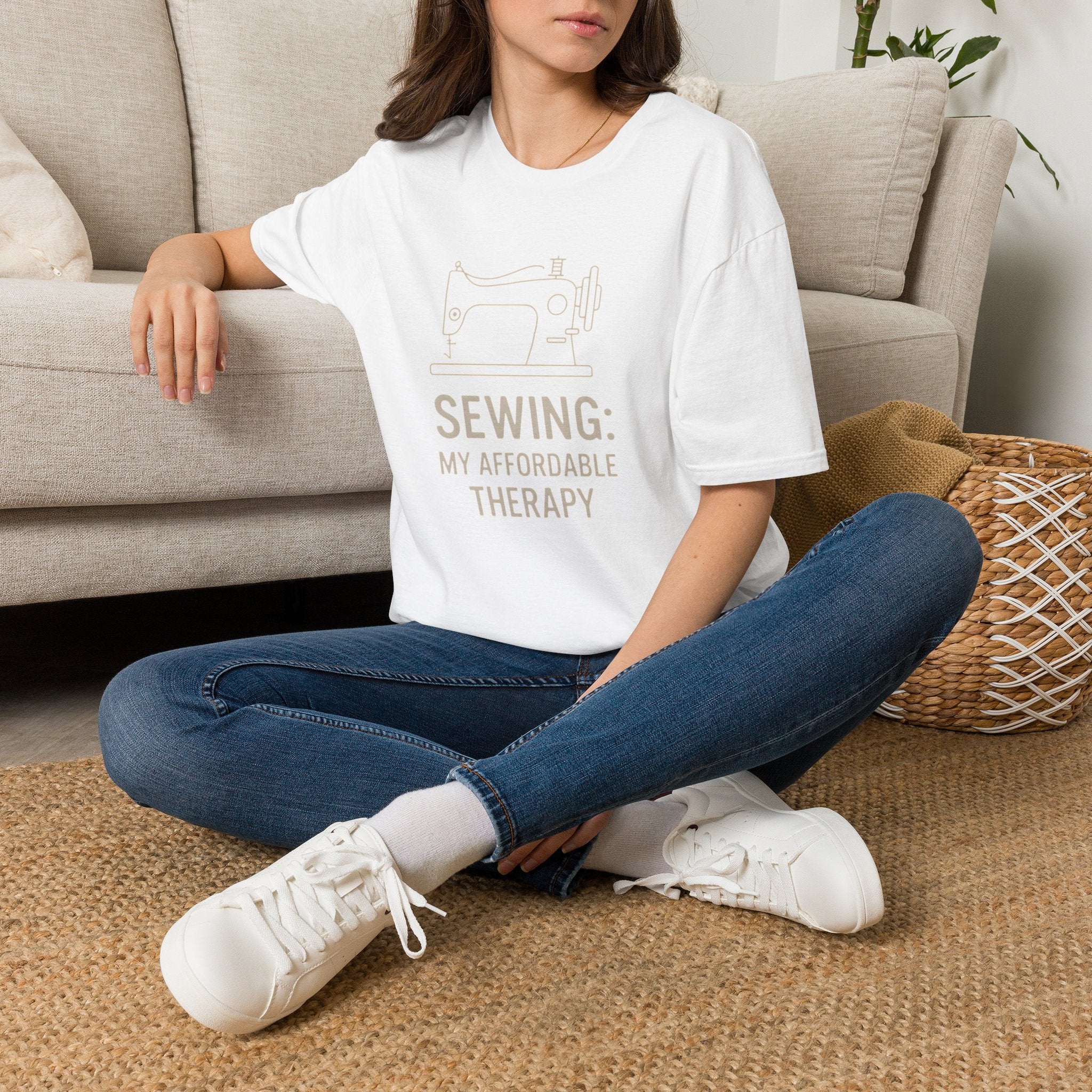 Affordable Sewing Therapy T-Shirt