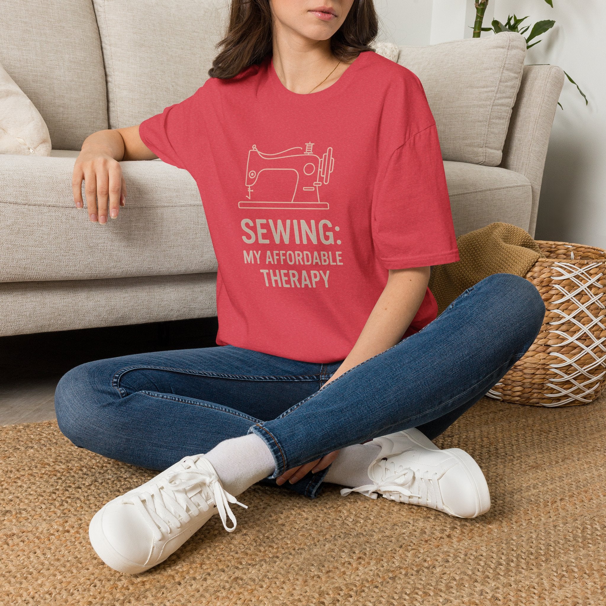 Affordable Sewing Therapy T-Shirt