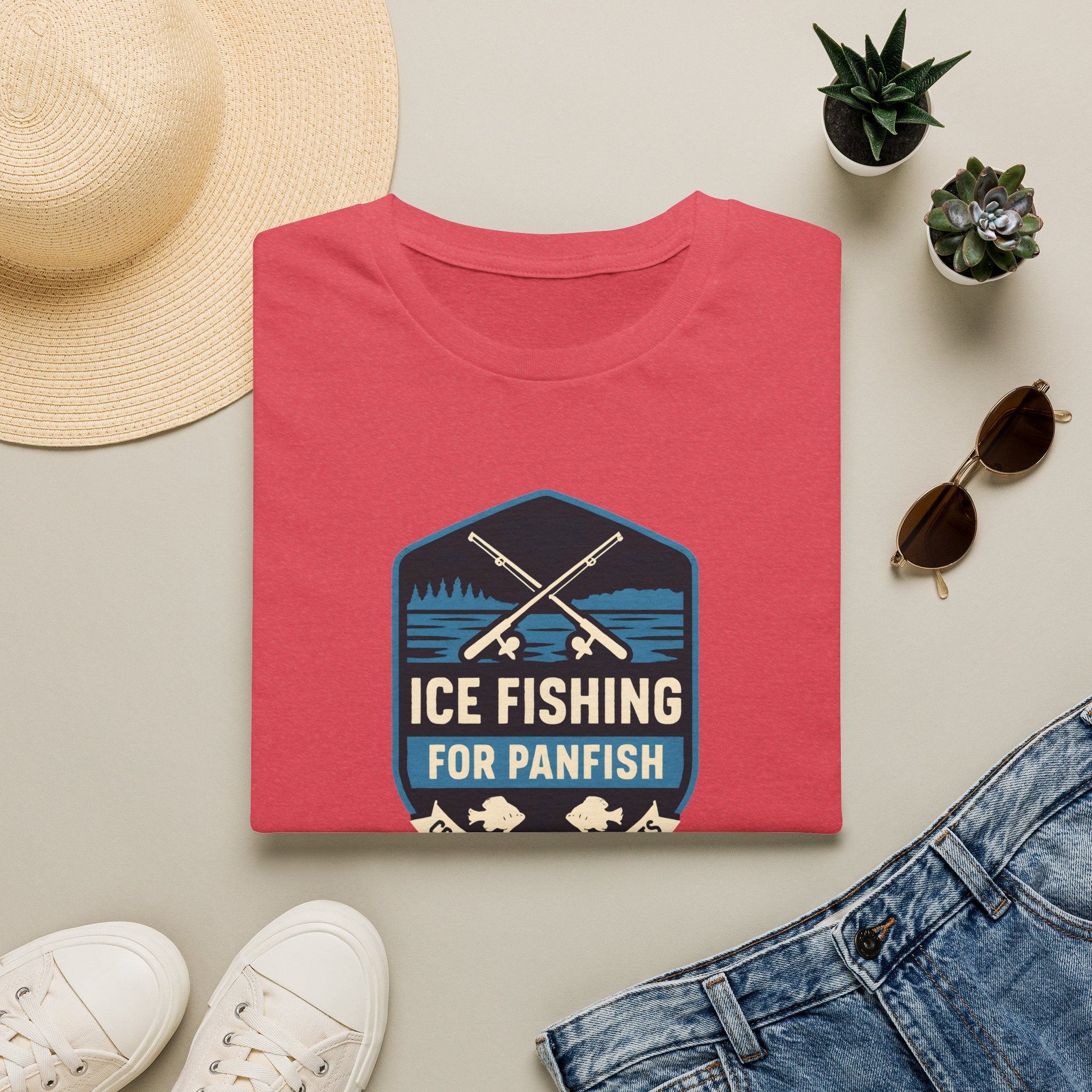 Ice Fishing for Panfish T-Shirt