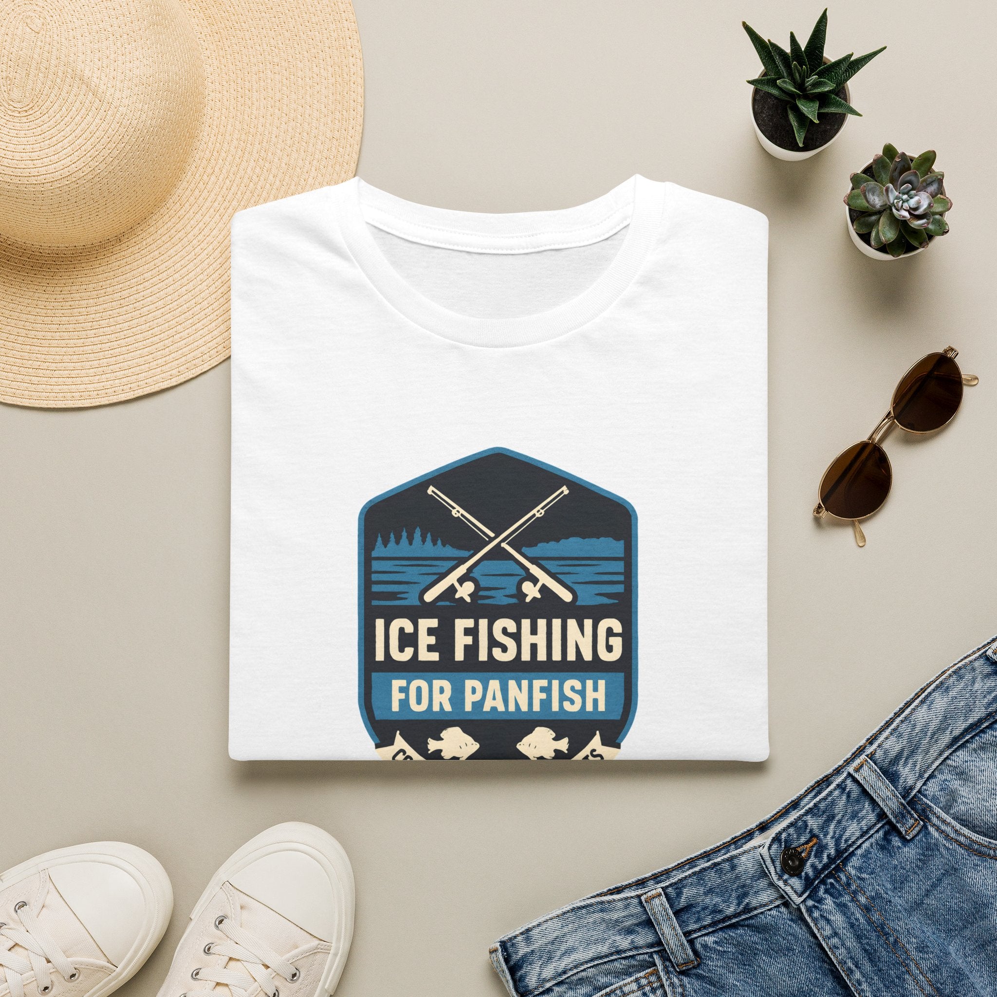 Ice Fishing for Panfish T-Shirt