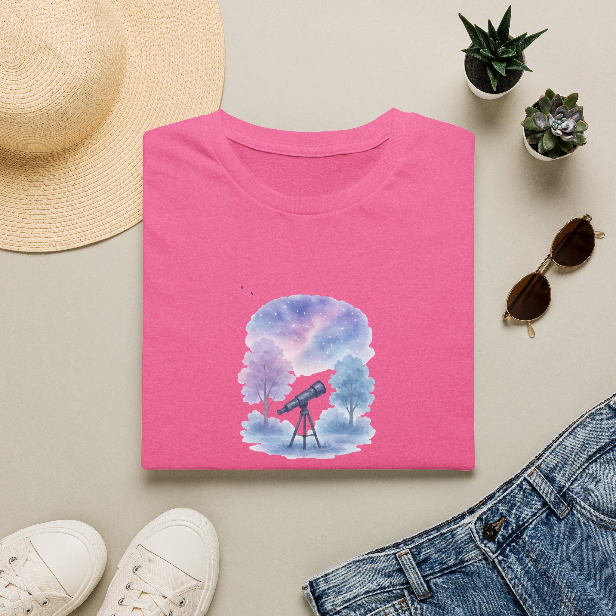 Starry Night Telescope T-Shirt