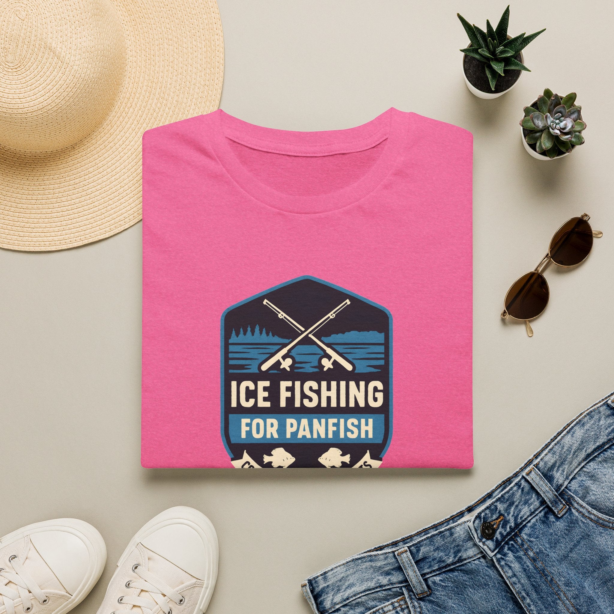 Ice Fishing for Panfish T-Shirt