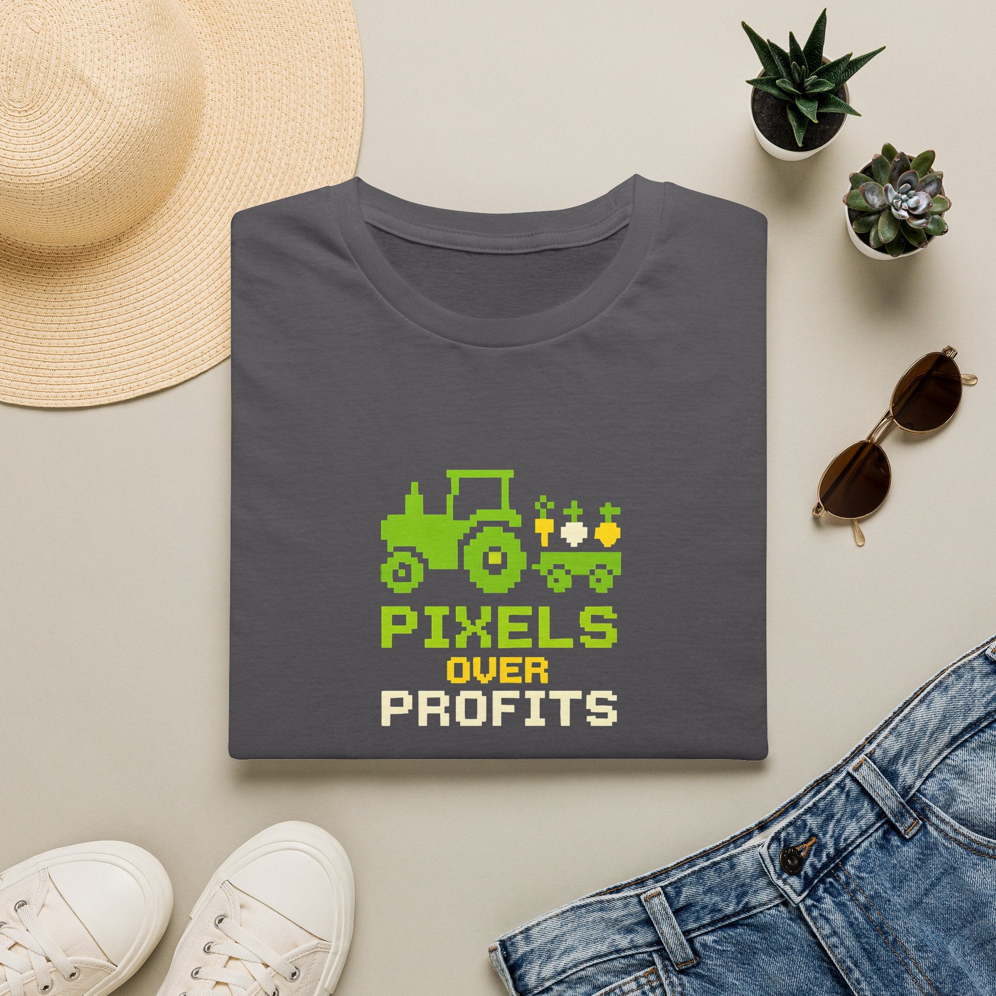 Pixels Over Profits T-Shirt
