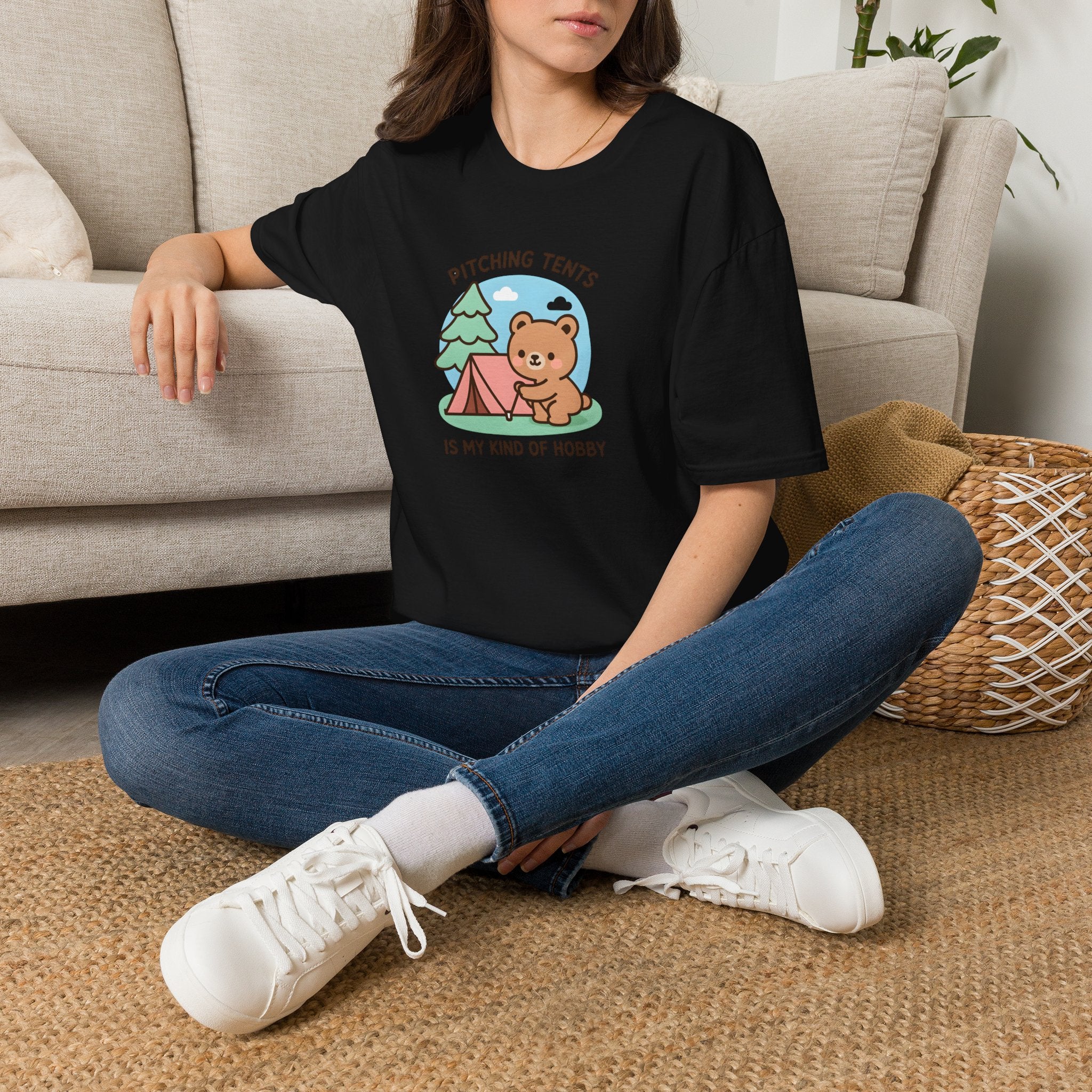 Bear Camping Tent T-Shirt