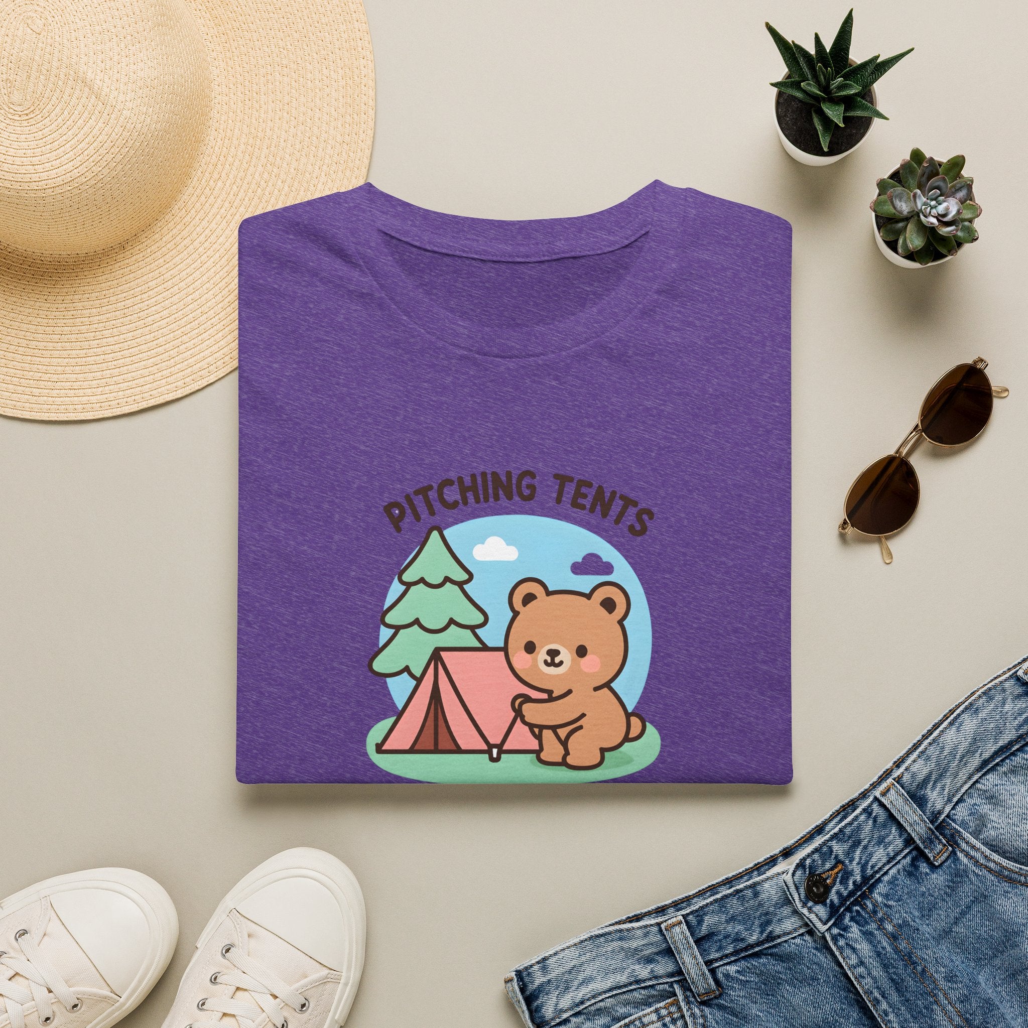Bear Camping Tent T-Shirt