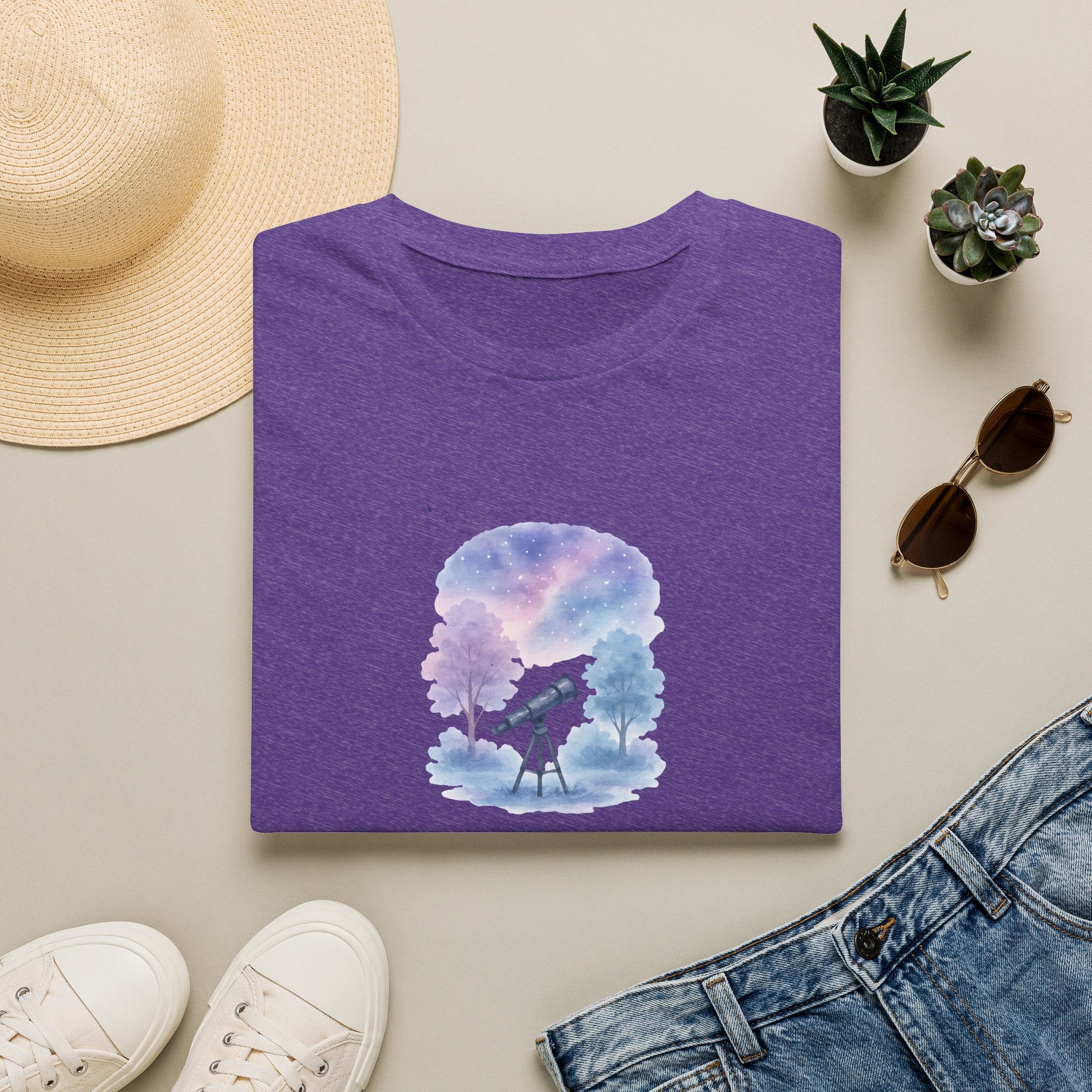 Starry Night Telescope T-Shirt